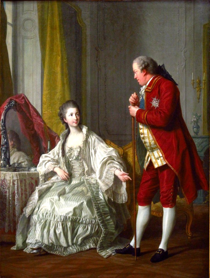Van Loo - Le Marquis de Marigny et de sa femme (1769)