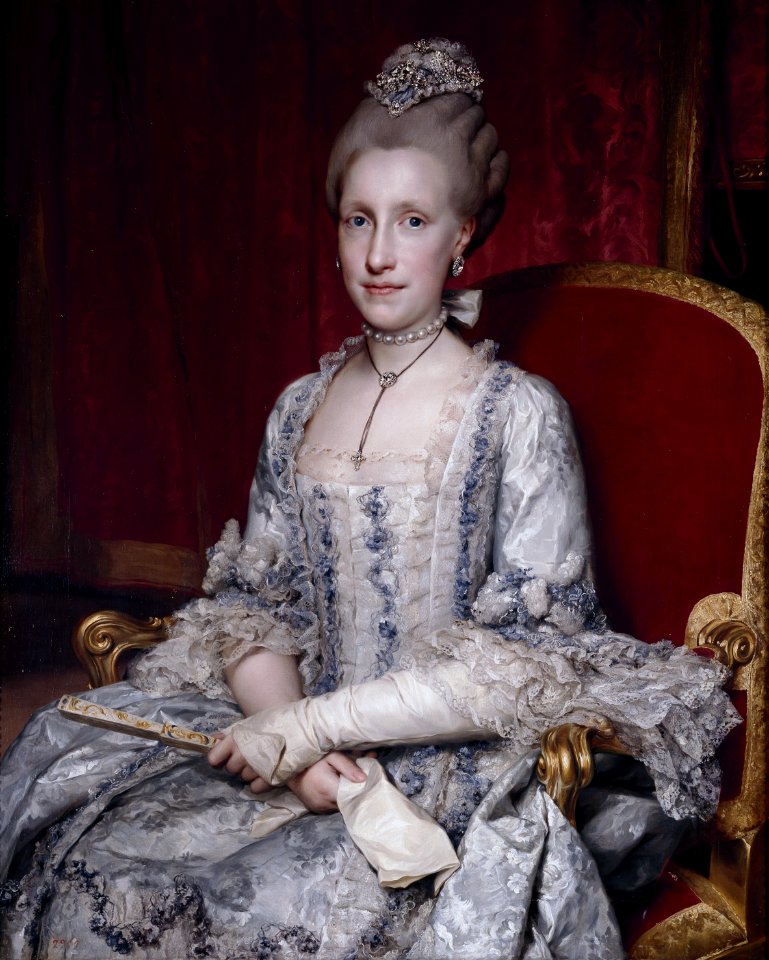 Mengs, Anton Raphael - Maria Luisa di Borbone Spagna, granduchessa di Toscana - 1770 - Prado