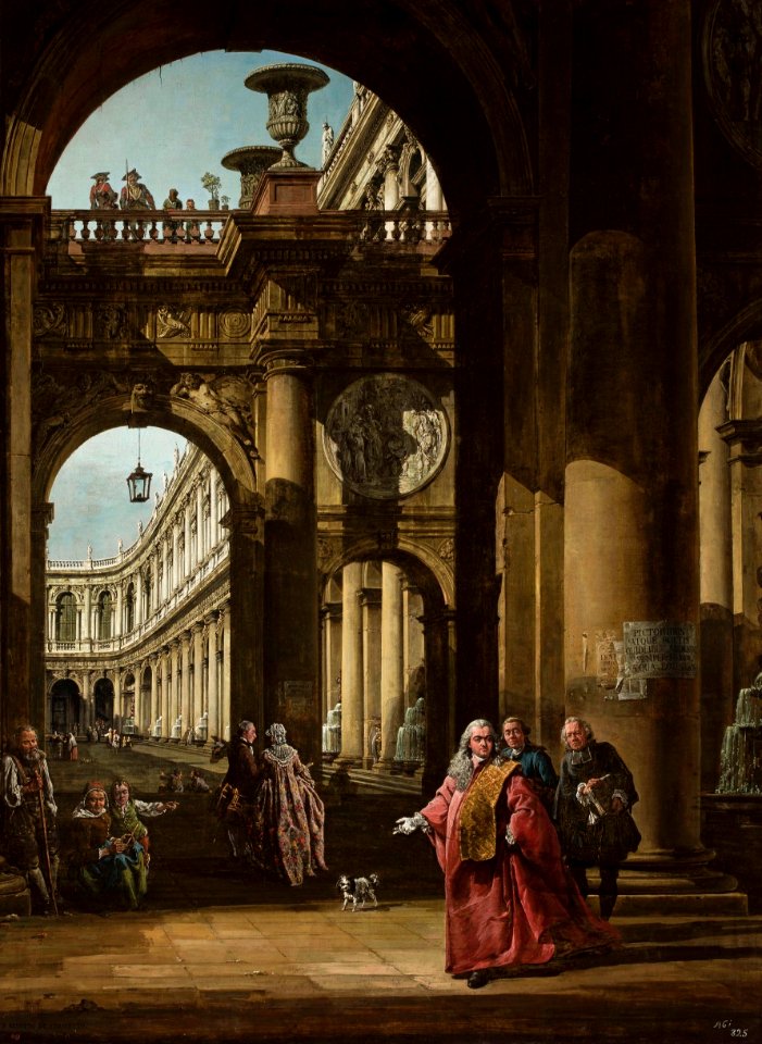 Bernardo Bellotto Self-portrait as Venetian ambassador