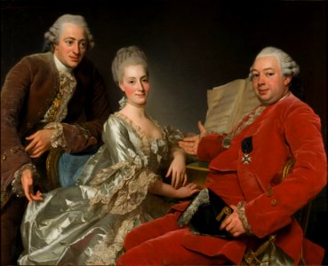 Alexander Roslin - John Jennings Esq., his Brother and Sister-in-Law - Google Art Project