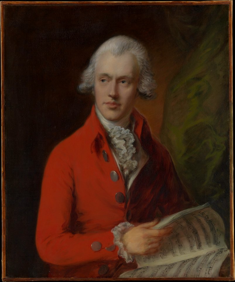 WLA metmuseum Charles Rousseau Burney by Thomas Gainsborough