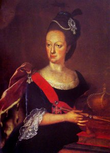 Anônimo - Retrato de Dona Maria I - século XVIII