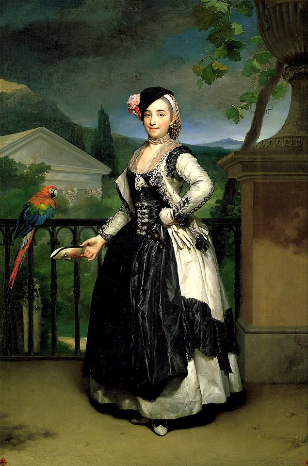 Anton Rafael Mengs - Retrato de la marquesa de Llano - Google Art Project