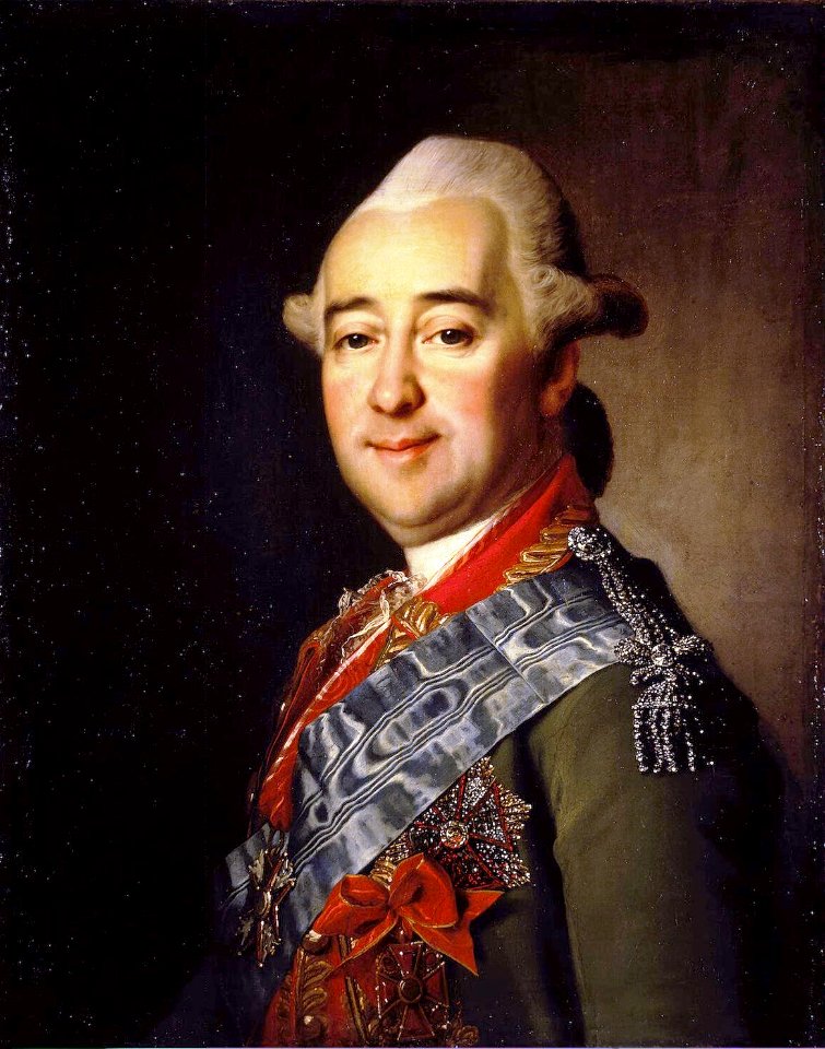 Dmitry Grigorievich Levitzky - Portrait of Mikhail Krechetnikov - WGA12914
