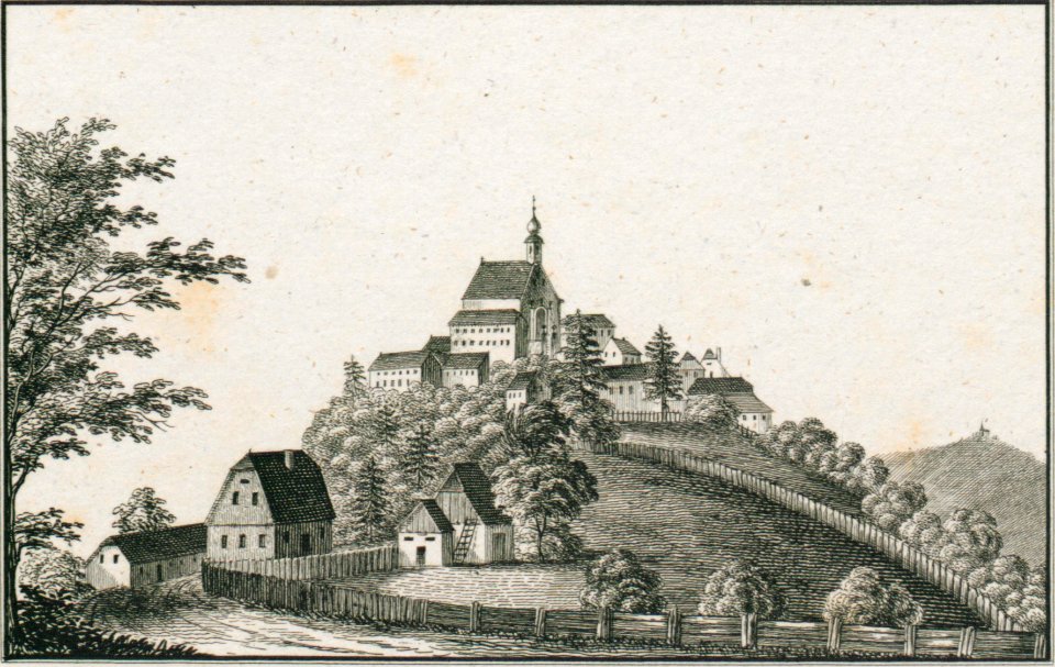 177 Maria Neustift, Ptujska gora - J.F.Kaiser Lithografirte Ansichten der Steiermark 1830 (2)
