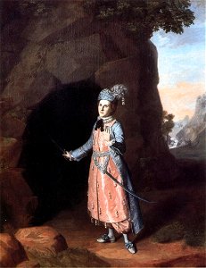 Nancy Hallam as Fidele in Shakespeare's Cymbeline Charles Willson Peale 1771