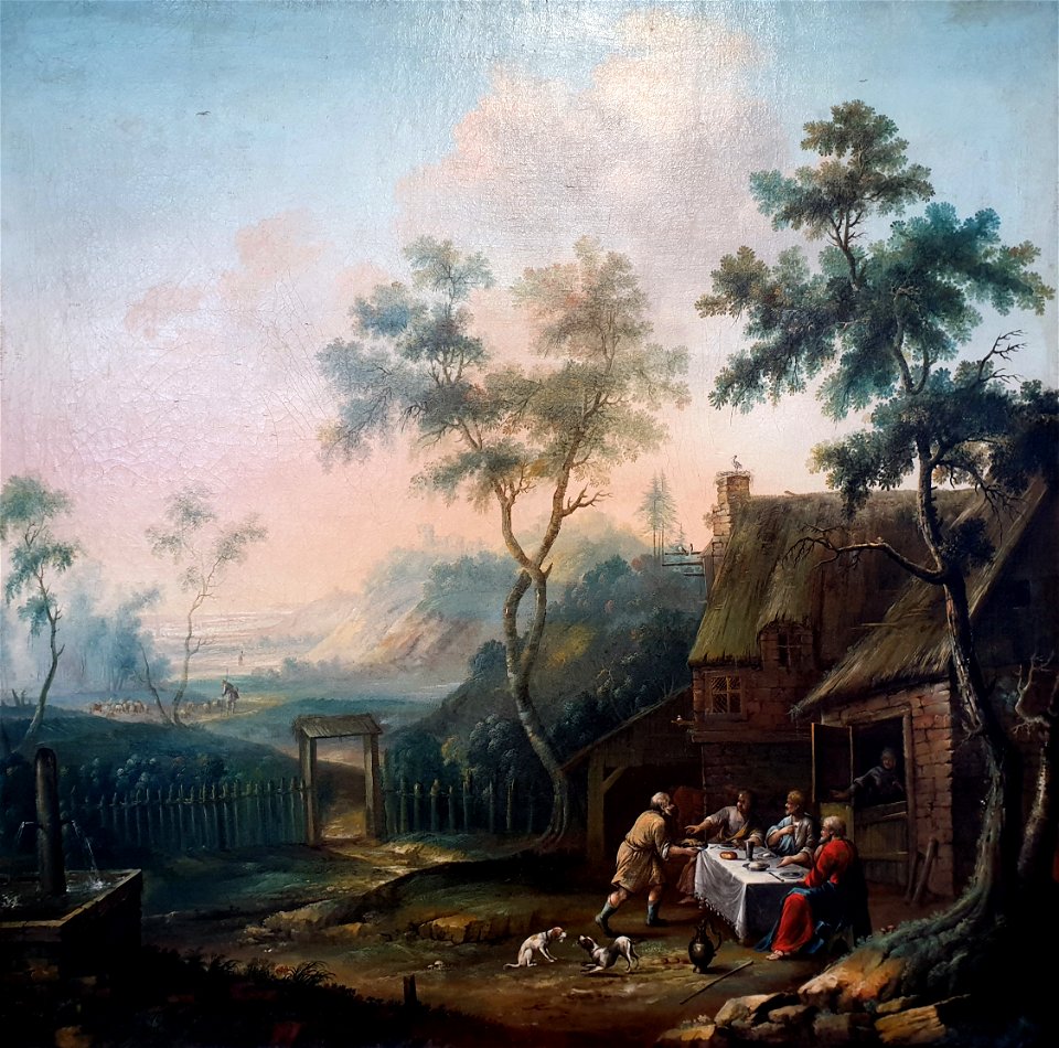 1770 Treu Abrahams Gastmahl Historisches Museum Bamberg anagoria