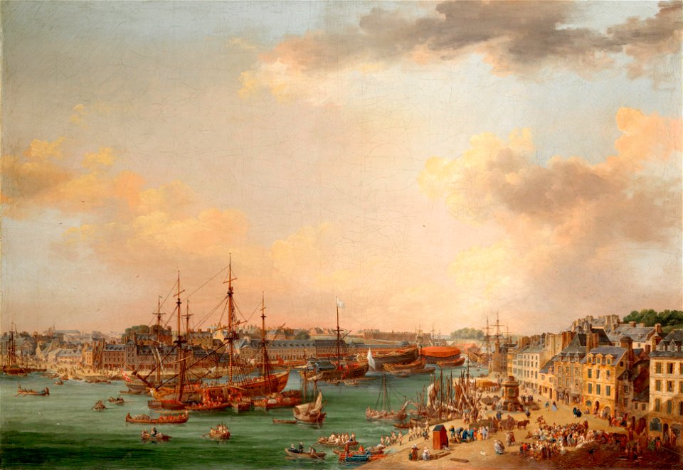 1773 Blarenberghe le port de Brest