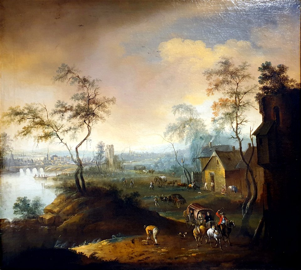 1772 Treu Die Rheinlandschaft bei Bingen Historisches Museum Bamberg anagoria