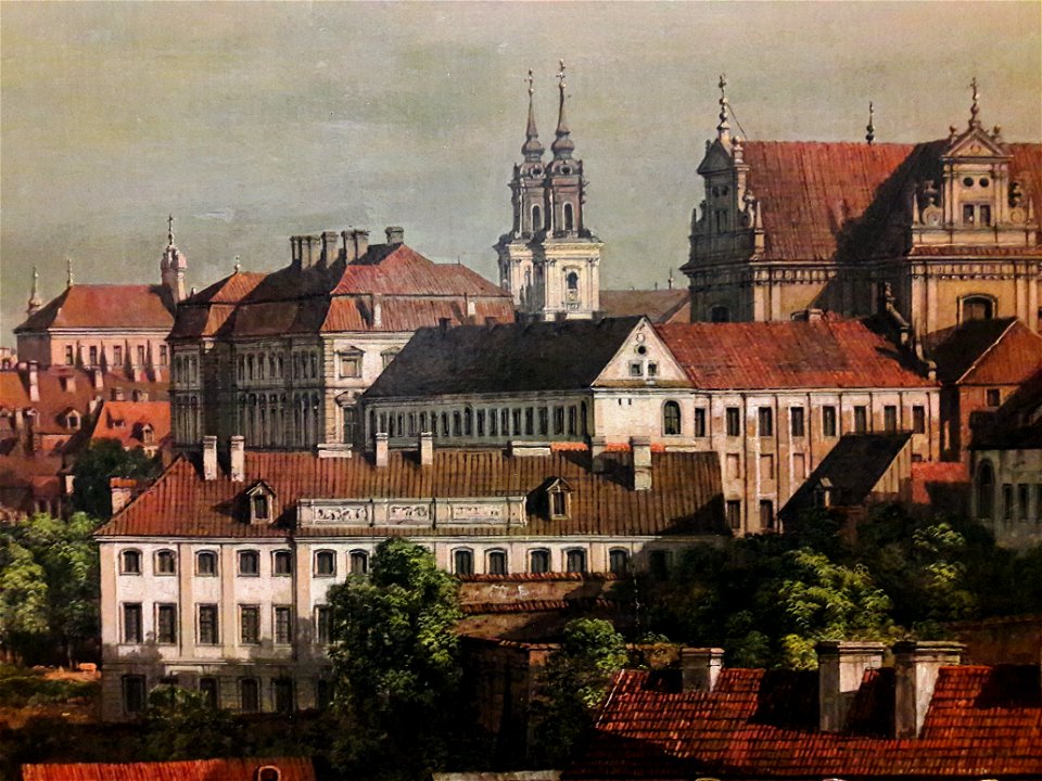 Bellotto View Of Warsaw From The Royal Castle Detail 03 Free Stock Illustrations Creazilla 0844