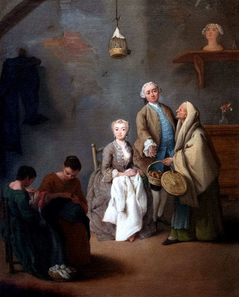 Ca' Rezzonico - La scuola di lavoro - Pietro Longhi