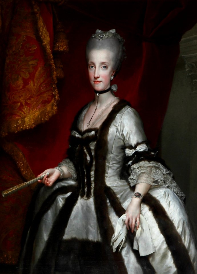 Mengs - Maria Carolina of Austria, Royal Palace of Madrid