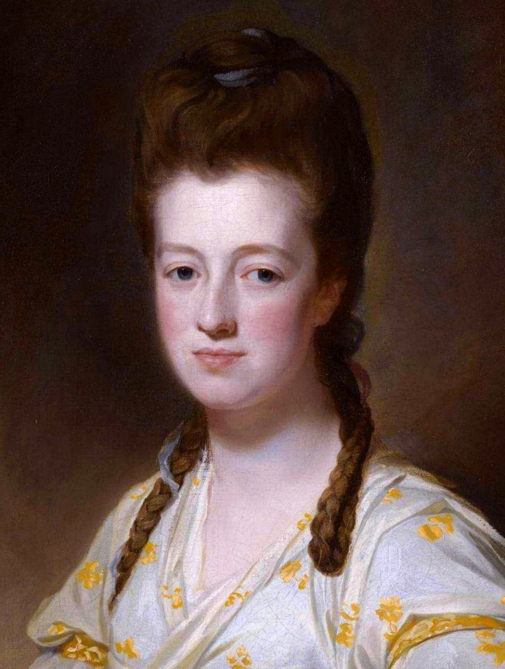 Dorothy Cavendish, wife of William Cavendish Bentinck, 3rd Duke of Portland (1738-1809) by George Romney (cropped)