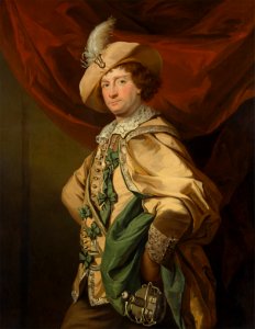 Benjamin van der Gucht - Henry Woodward as Petruchio in Catherine and Petruchio, a version by Garrick of The Taming of the S... - Google Art Project