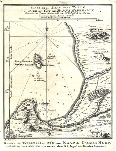 1773 Bellin Map of the Cape of Good Hope, Capetown, South Africa - Geographicus - GoedeHoop-bellin-1773. Free illustration for personal and commercial use.