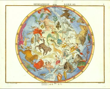 1776 - John Flamsteed - Hemisphere Boreal (cropped)