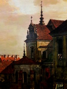 Bellotto View of Warsaw from the Royal Castle (detail) 04