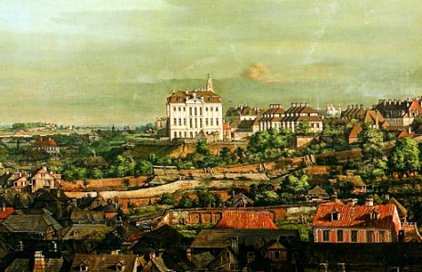 Bellotto View of Warsaw from the Royal Castle (detail) 02
