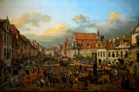 Bellotto Cracow Suburb leading to the Castle Square
