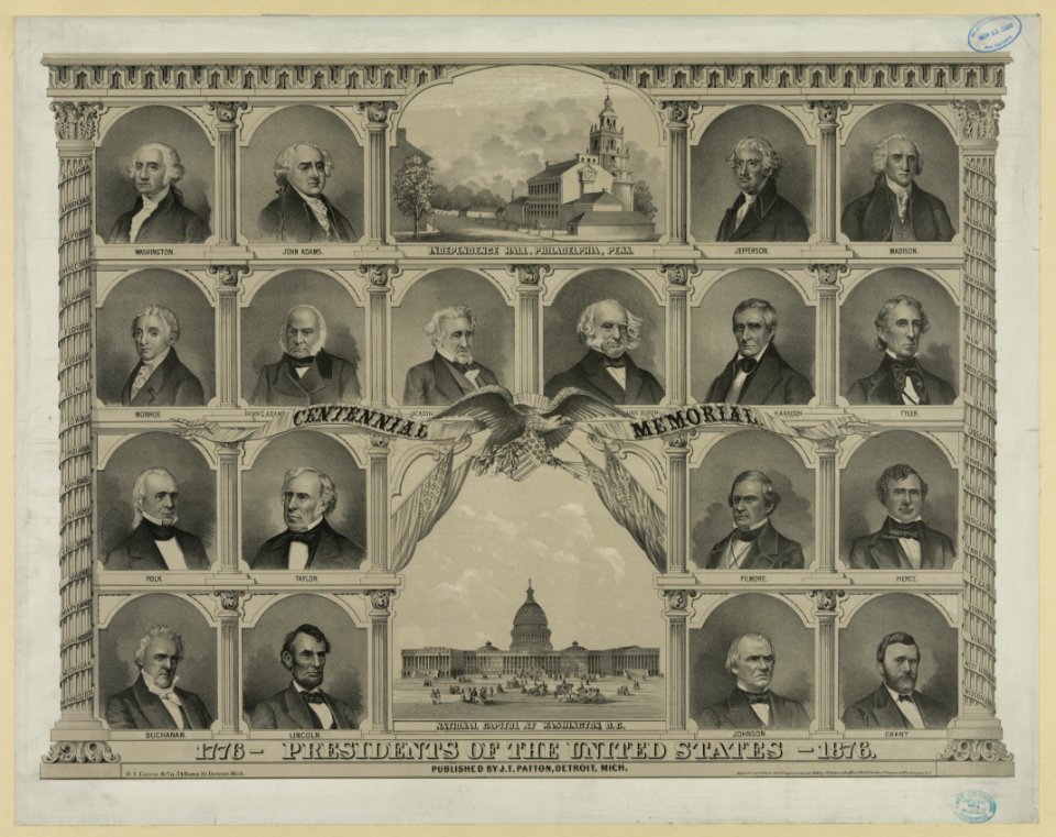 1776 presidents of the United States - 1876 LCCN2003674776