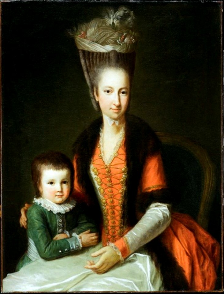 Teafilija Sapieha (Jabłanoŭskaja). Тэафілія Сапега (Ябланоўская) (A. Gore, 1775)