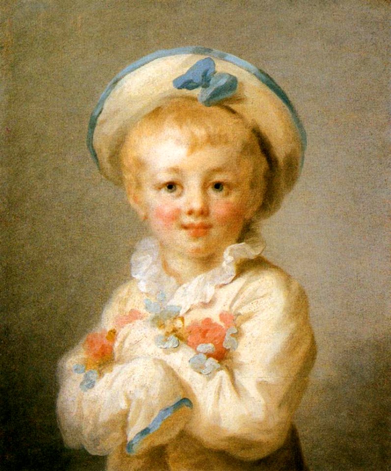 Jean-Honoré Fragonard - A Boy as Pierrot - WGA08079