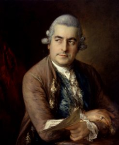 Johann Christian Bach by Thomas Gainsborough. Free illustration for personal and commercial use.