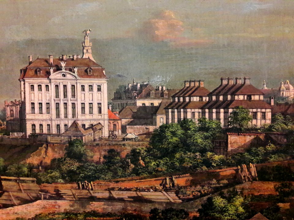 Bellotto View of Warsaw from the Royal Castle (detail) 01