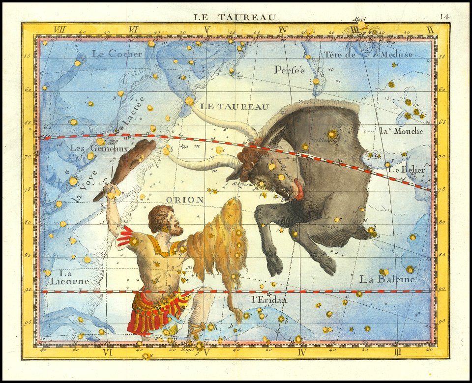 1776 - John Flamsteed - Le Taureau (Taurus)