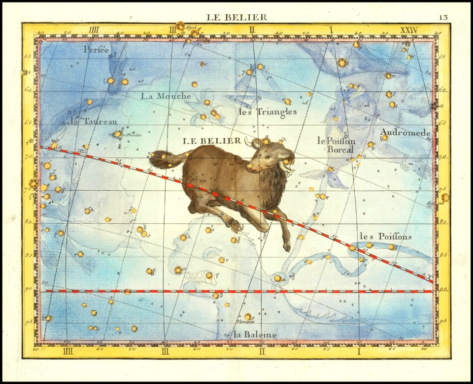 1776 - John Flamsteed - Le Belier (Aries)