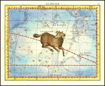 1776 - John Flamsteed - Le Belier (Aries)