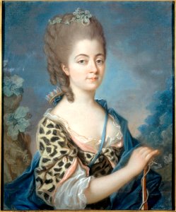 Marie-Aurore de Saxe (1748-1821) A. Free illustration for personal and commercial use.