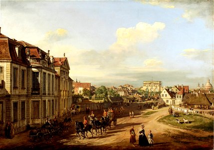 Bellotto Behind the Iron Gate Square. Free illustration for personal and commercial use.