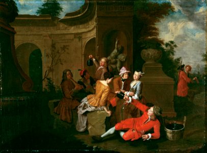 Peter Jacob Horemans - Picknick im Park - G 606 - Lenbachhaus