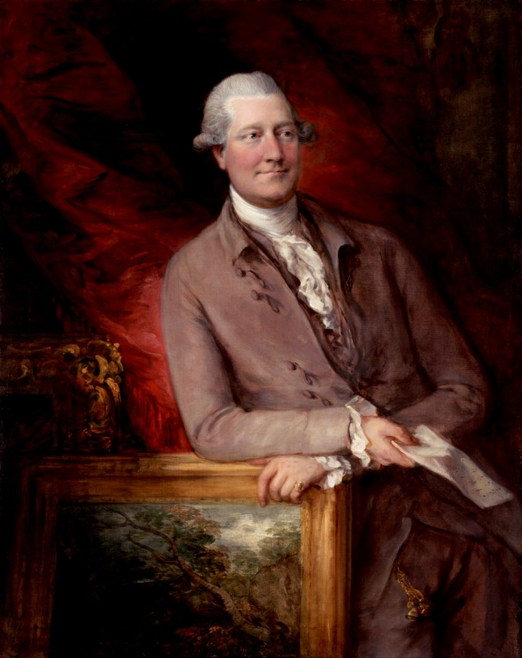 Thomas Gainsborough (English - Portrait of James Christie (1730 - 1803) - Google Art Project