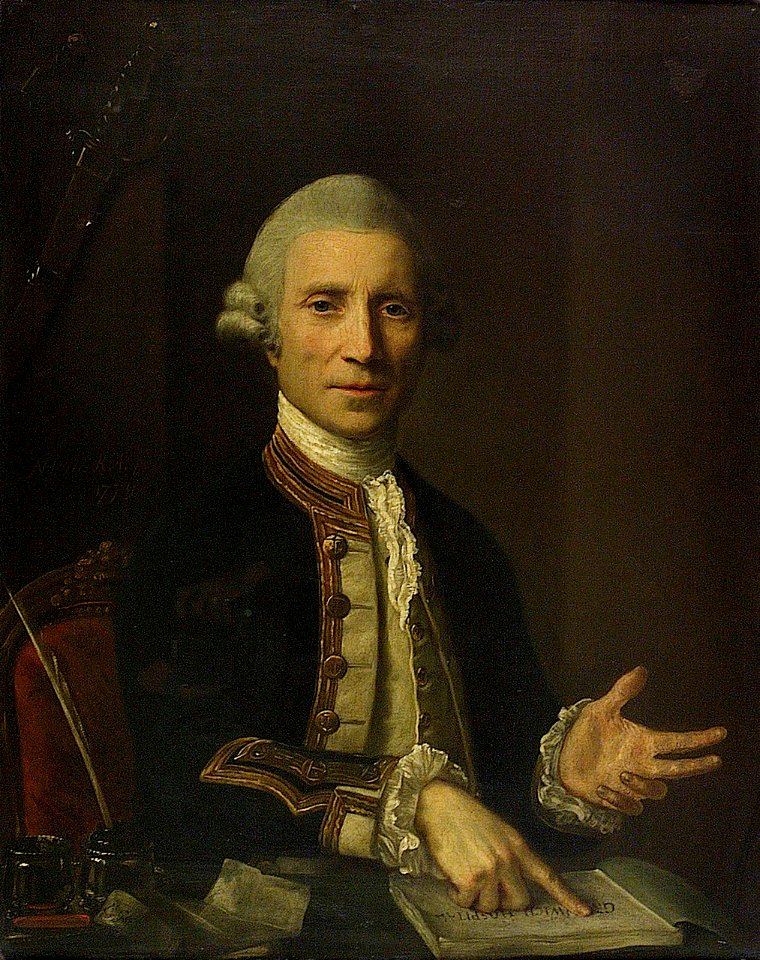 Captain Thomas Baillie of the Royal Navy by Nathaniel Hone the Elder 1779