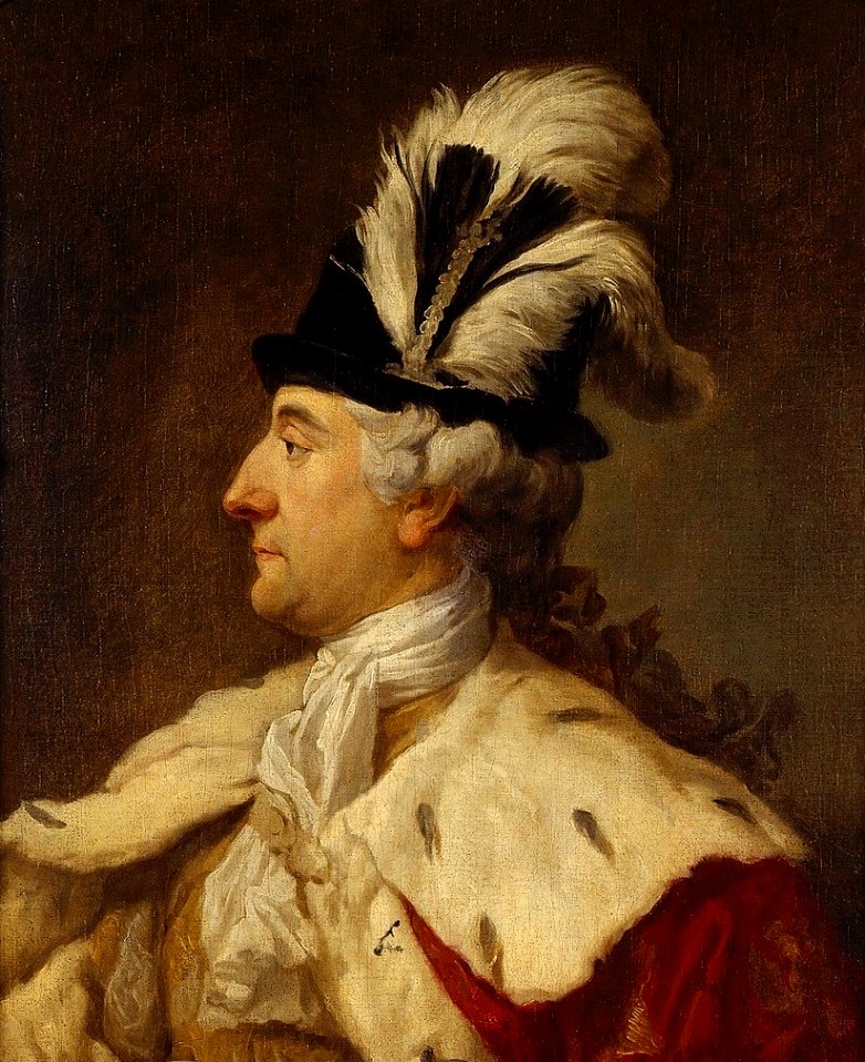 Bacciarelli Stanislaus Augustus in a feathered hat