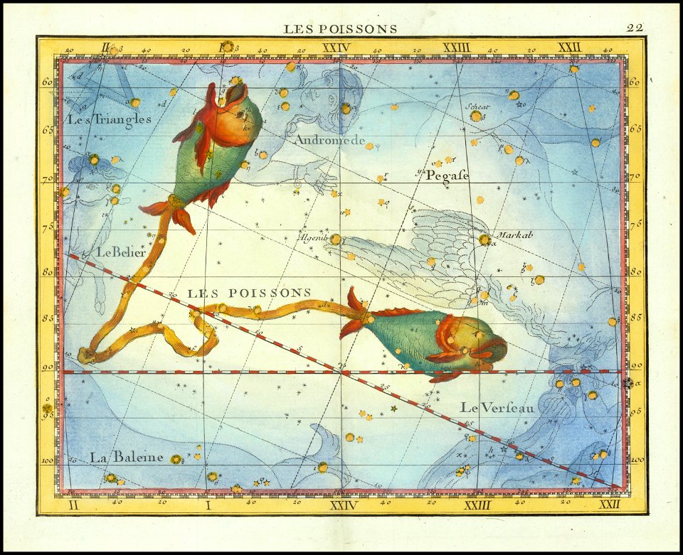 1776 - John Flamsteed - Les Poissons (Pisces)