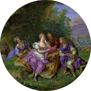 Charles-Nicolas Dodin - Guéridon of Elżbieta Grabowska (detail) - Google Art Project
