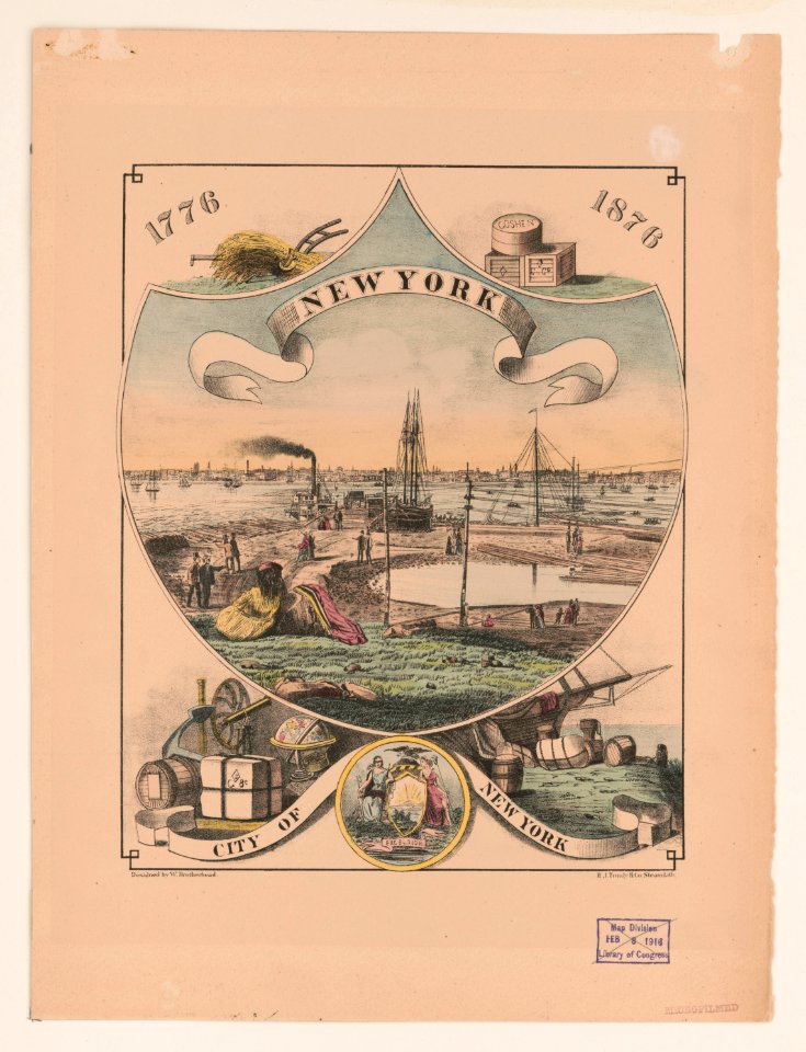 1776-1876 New York. City of New York LCCN2003690907