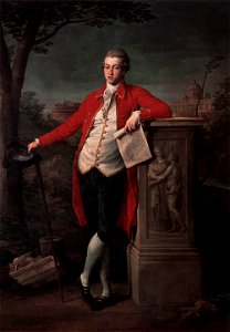 Pompeo Batoni - A Knight in Rome - Charles Cecil Roberts - WGA01509