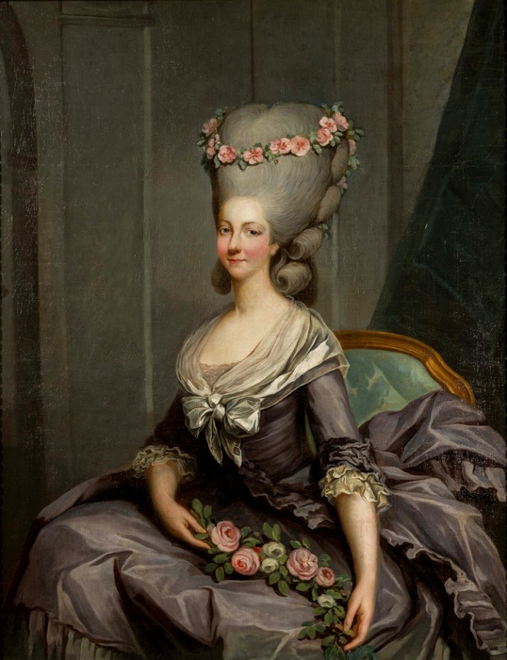 Marie Louise Thérèse of Savoy (Princess of Lamballe) by Antoine-François Callet, circa 1776, Versailles