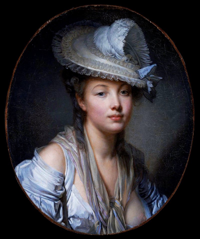 Jean-Baptiste Greuze The White Hat 2120759508FXD