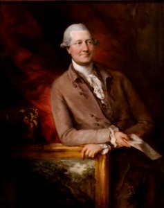 Thomas Gainsborough - Portrait of James Christie. Free illustration for personal and commercial use.