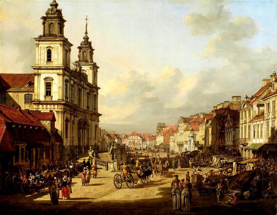 Bellotto Church of the Holy Cross in Warsaw