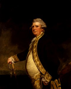 Augustus Keppel, Viscount Keppel by Sir Joshua Reynolds. Free illustration for personal and commercial use.