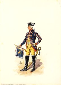 1780 - Volontaires étrangers de Lauzun - Trompette des Hussards (54)