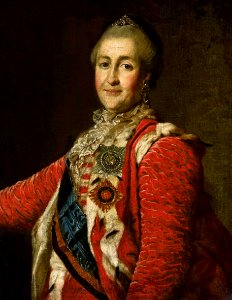 Levitzky Catherine II of Russia in red dress