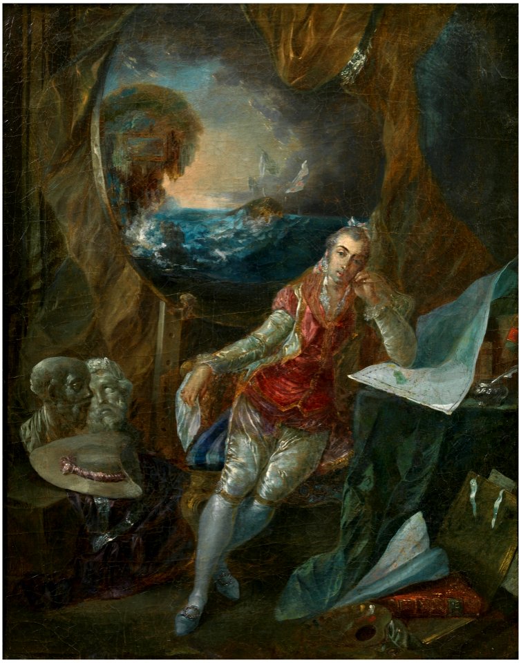 Luis Paret Y Alcazár - Self-Portrait in the Studio - WGA17020