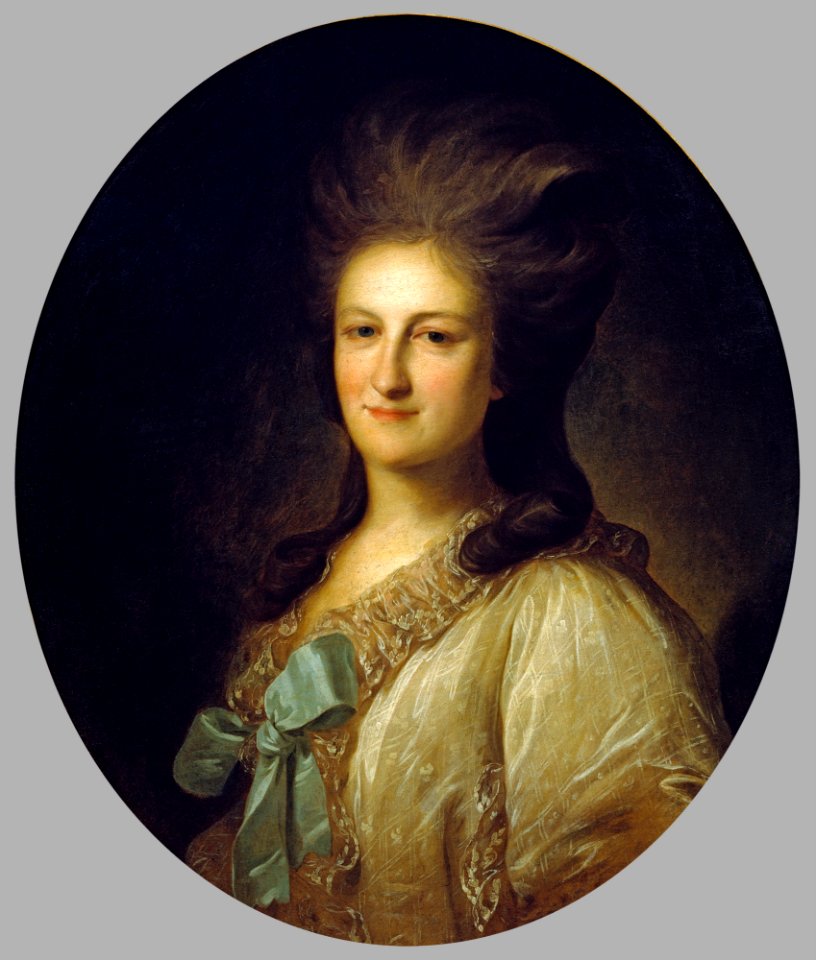 Fedor Rokotov - Портрет В.Е.Новосильцевой - Google Art Project